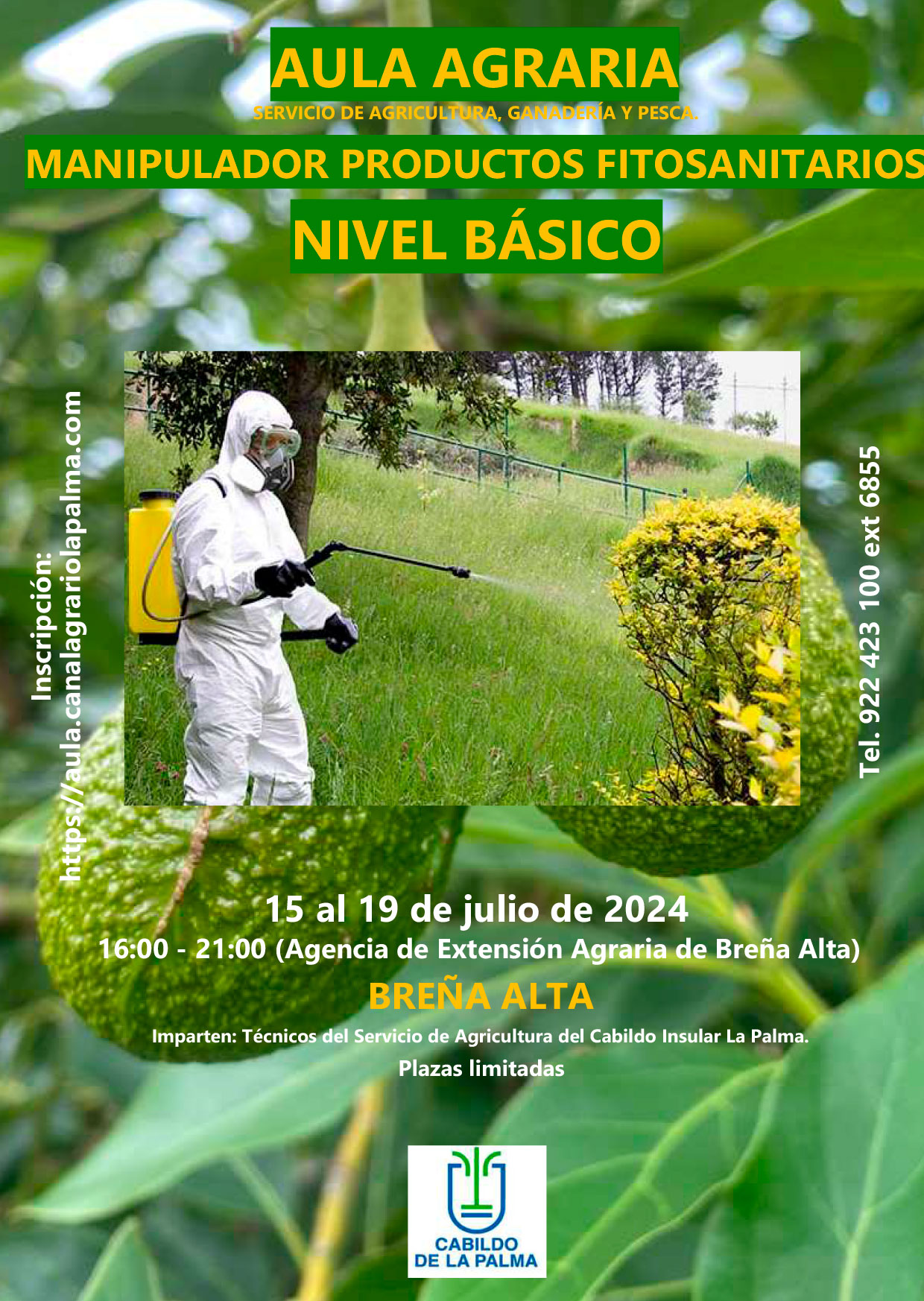 Curso fitosanitarios nivel básico en Breña Alta, julio 2024