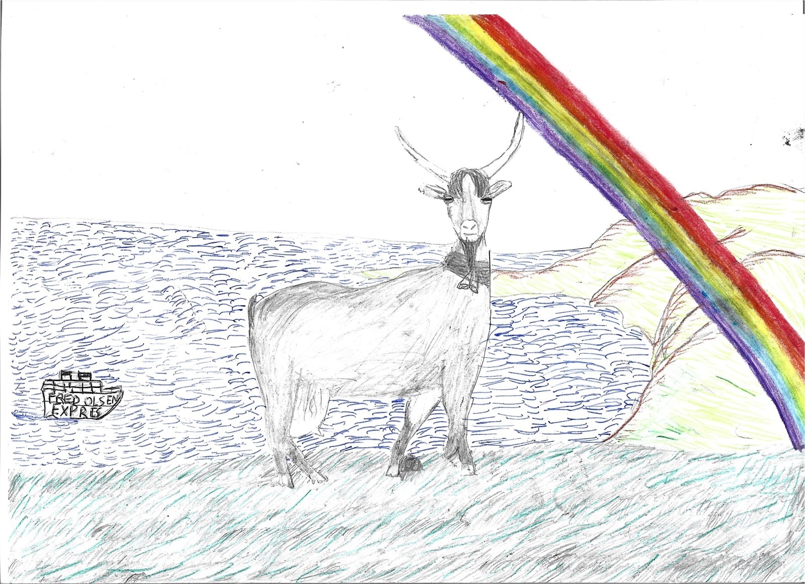 Tercer Premio: Dibujo de Carla Hellers Cabello de CEIP de Miranda