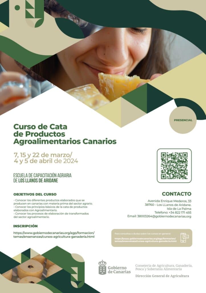 Curso "Cata de productos agroalimentarios Canarios".