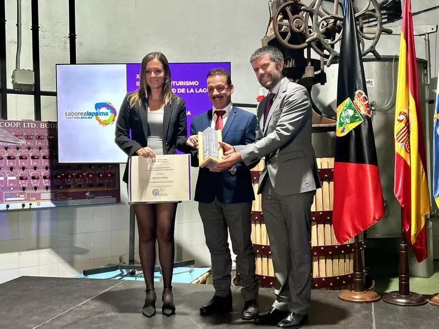 'Saborea La Palma' es reconocido por la ULL con el Premio Enogastroturismo a la Iniciativa Empresarial de 2023